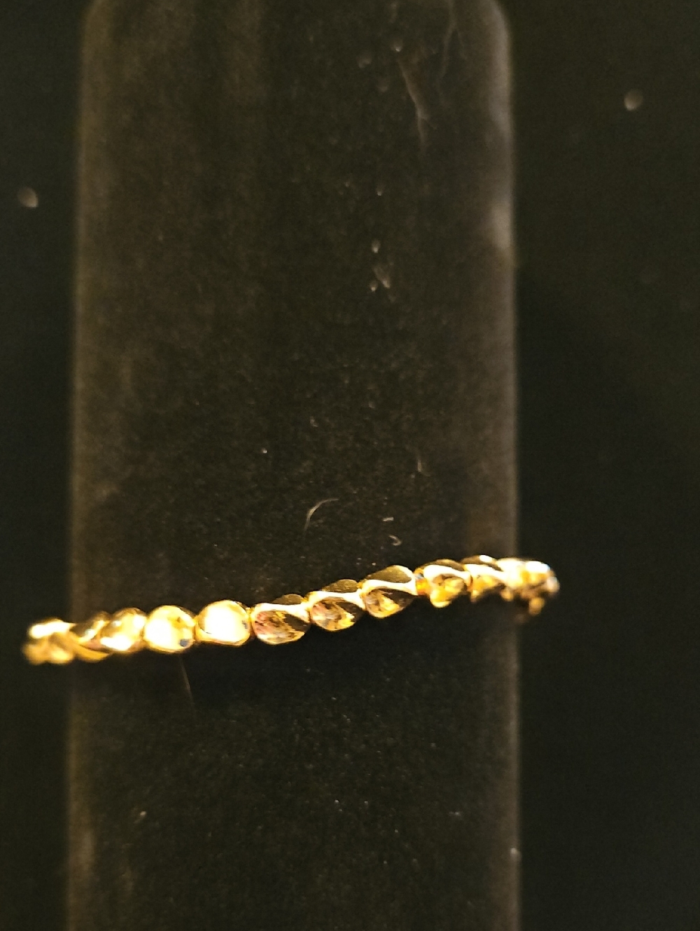 Plunder Gold Twisted Bead  Bracelet